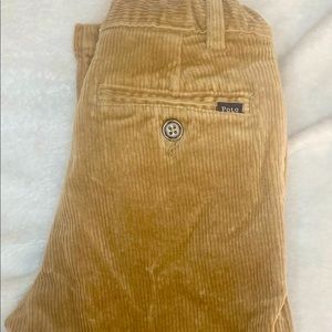 Polo tan corduroy pants 6 years boys
